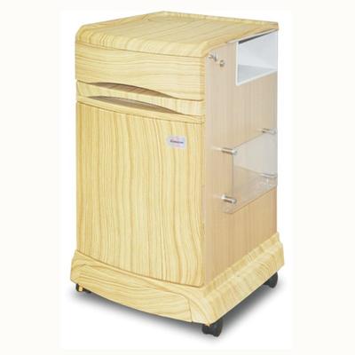 Wood Grain Color Hospital Bedside Locker QL-875