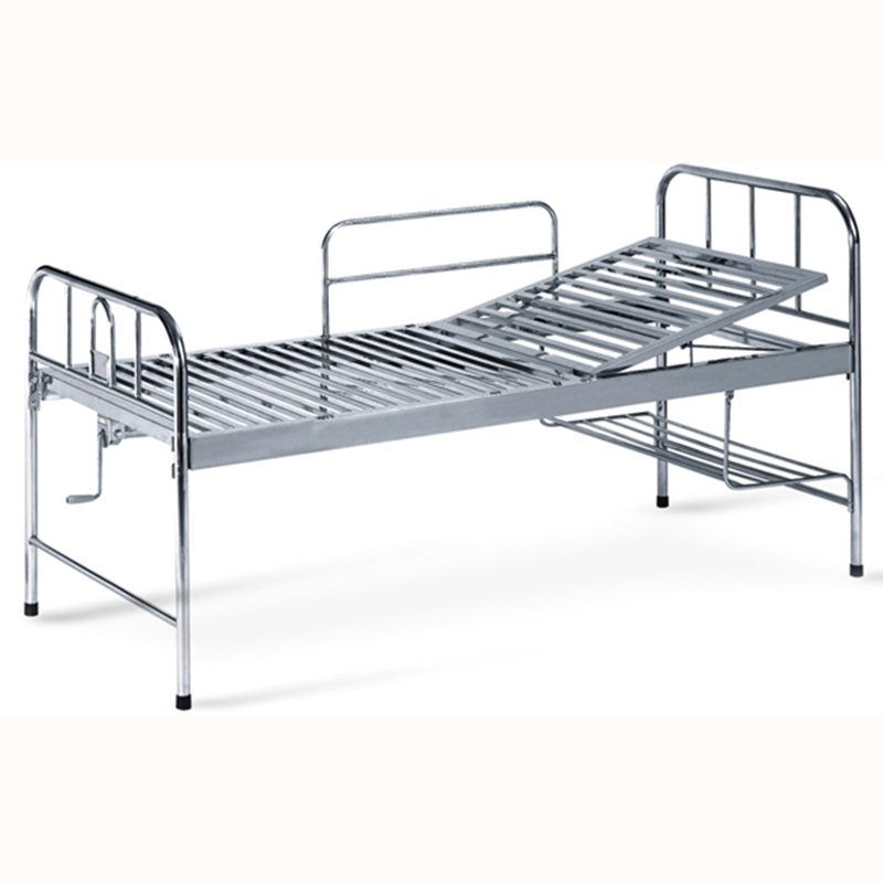 Single Crank Manual Stainless Steel Hospital Bed QL-925-1