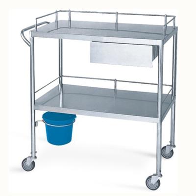 Qinlian Stainless Steel Medical Trolley with One Drawer QL-820