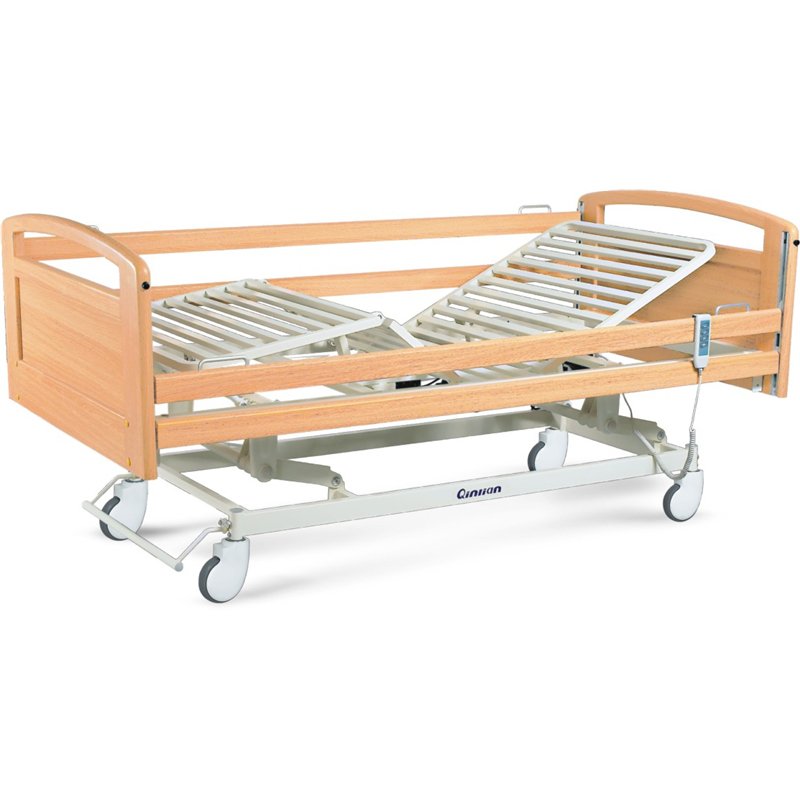 Wood Full Electric Patient Bed for Home with Three Function QL-639A